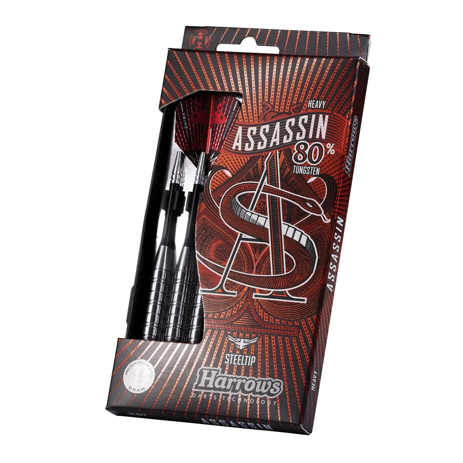 Harrows Harrows Assassin 34gK Steel Tip Darts - Image 2