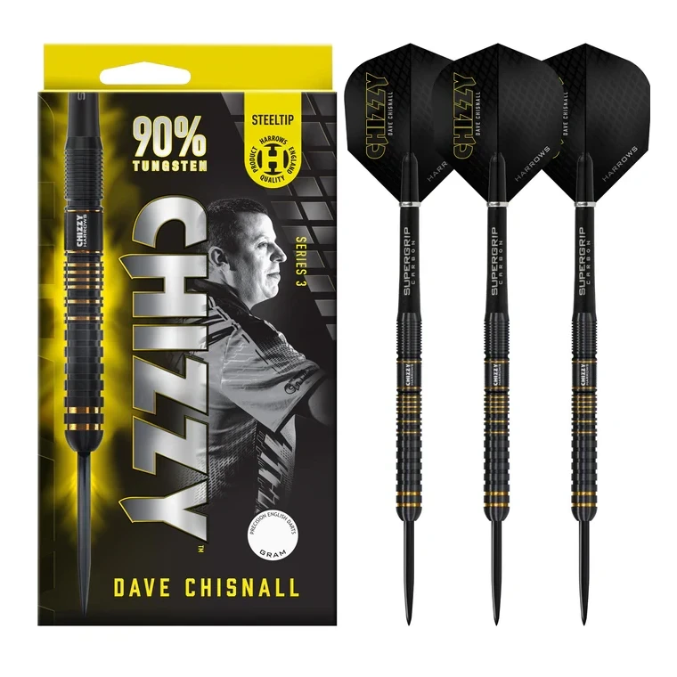 Harrows Harrows Chizzy Series 3 90% Steel Tip Darts 26g - Image 5
