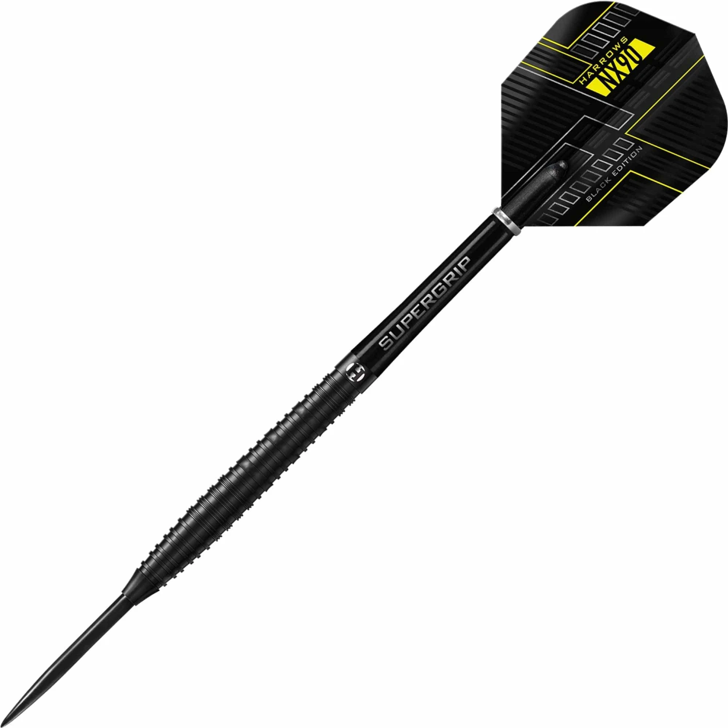 Harrows NX90 Black Darts - Steel Tip - Ringed - Image 4