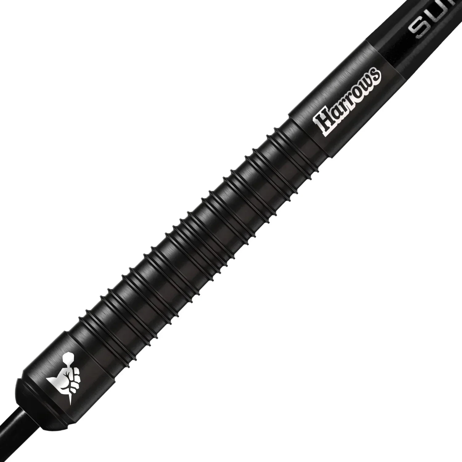 Harrows Harrows SUPERGRIP Black Edition 90% Tungsten Steel Tip Darts 26g - Image 4