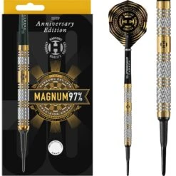 Harrows Magnum Darts - Soft Tip - 97% - Anniversary Edition - Gold Titanium