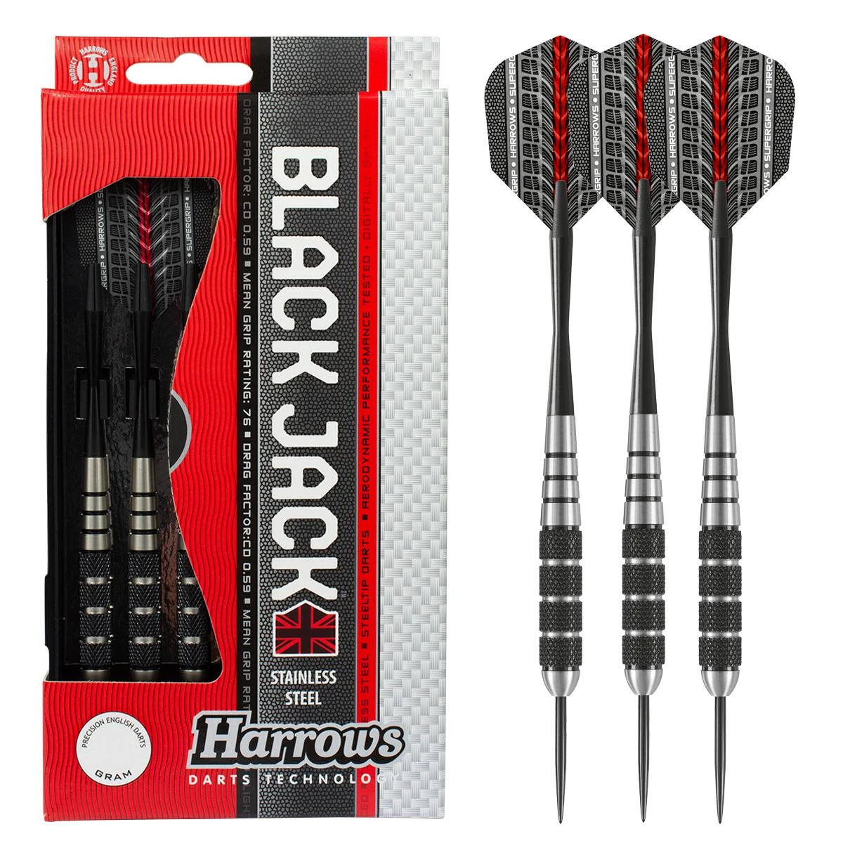 Harrows Black Jack Stainless Steel