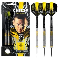 Dave Chisnall Chizzy 80% Tungsten Steel Tip Darts By Harrows