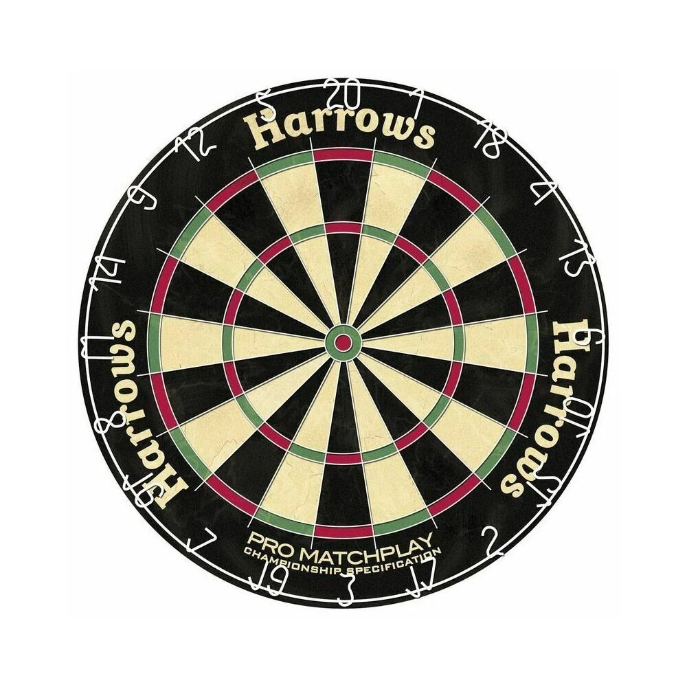Harrows Matchplay Bristle Dartboard (Multicoloured)