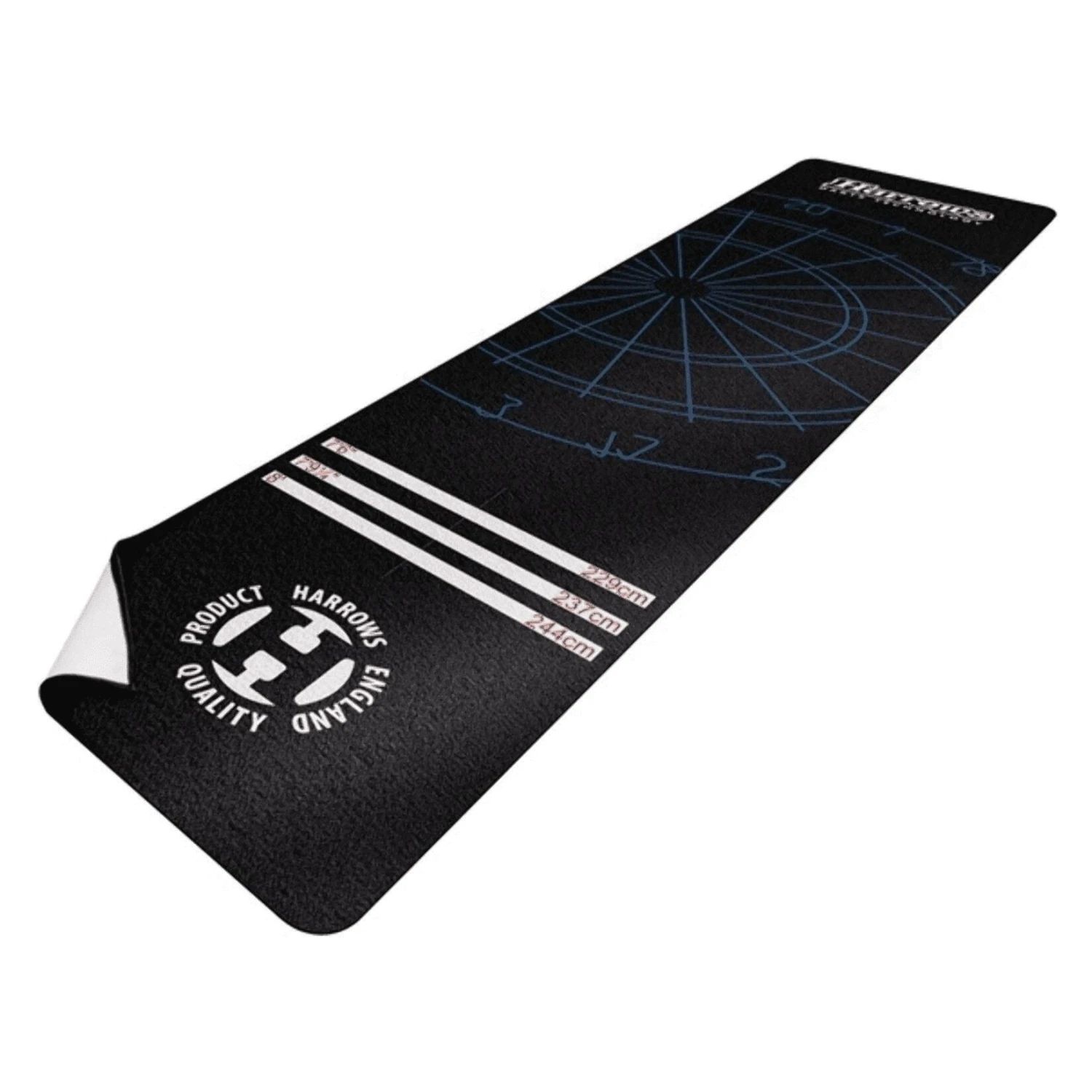 Harrows Nylon Dart Mat (Black)