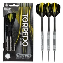 Harrows Torpedo K2 Barrel 80% Tungsten Steel Tip Darts